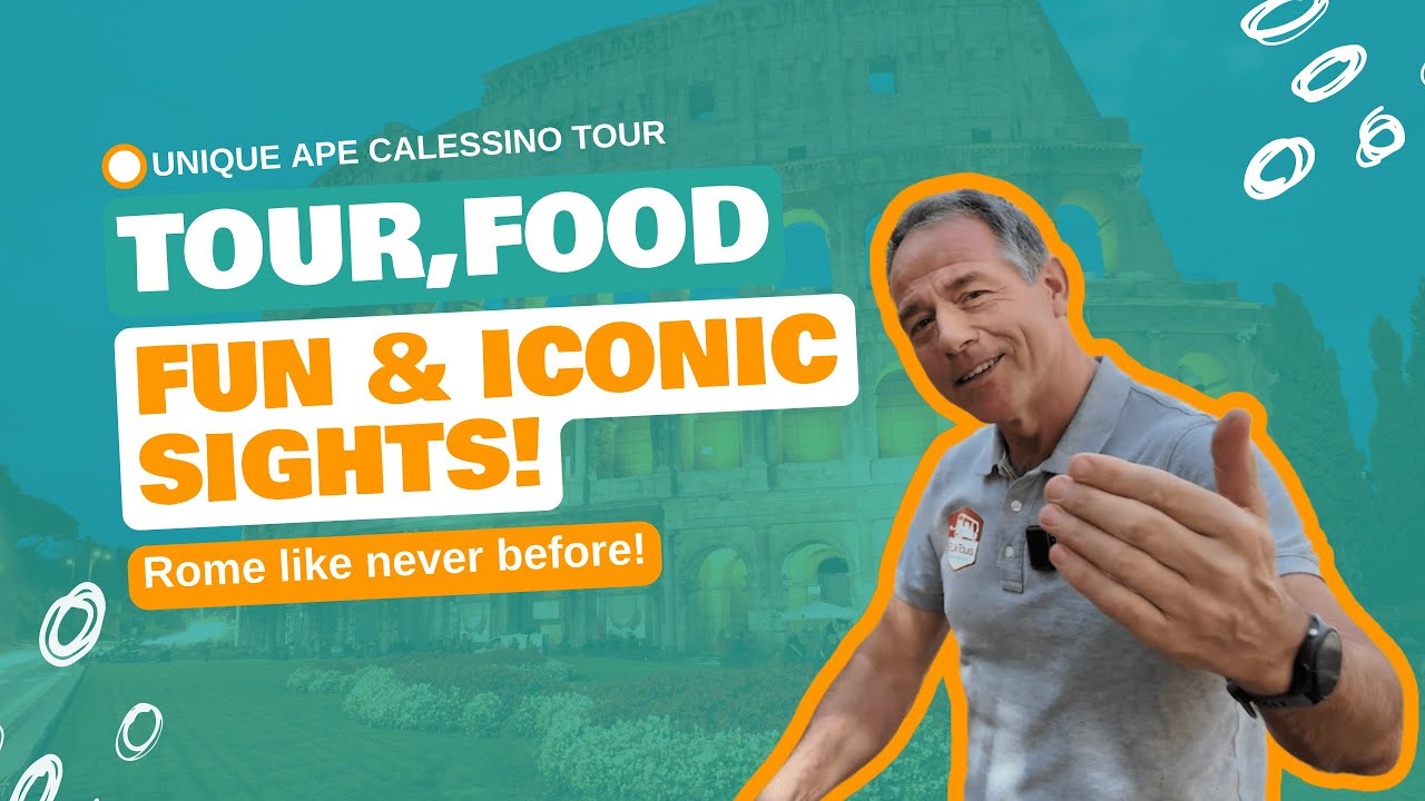 Rome’s Hidden Gems: Ape Calessino Tour 🛺 A Once-in-a-Lifetime Experience! 🇮🇹