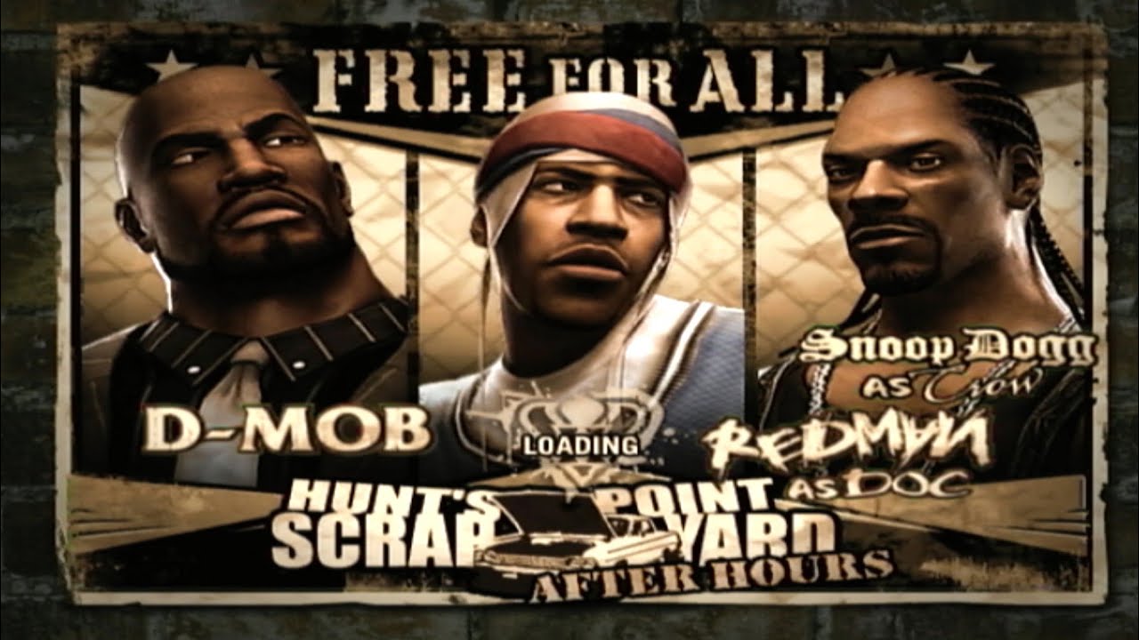 Def Jam: Fight for NY (60fps) (XBOX) (Hard) - D-Mob/Doc/Crow