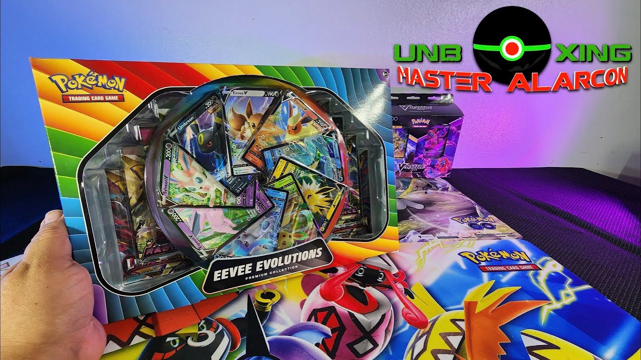 UNBOXING esta fabulosa cajita de Eevee Evolutions Premium Collection!😍