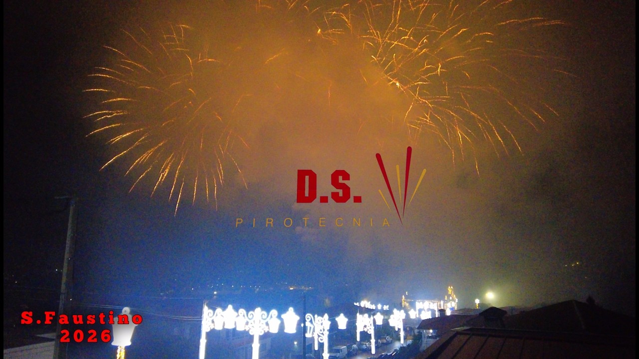 S.Faustino 2026 - Fogo de artificio