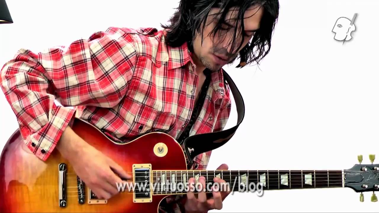 Escalas pentatonicas, picking