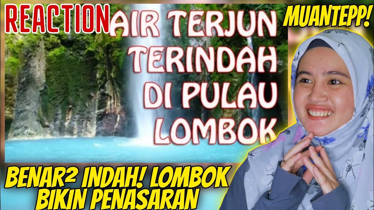 INDAHNYAA‼️😭 WISATA AIR TERJUN DI PULAU LOMBOK BIKIN PENASARAN | MALAYSIAN🇲🇾REACTION