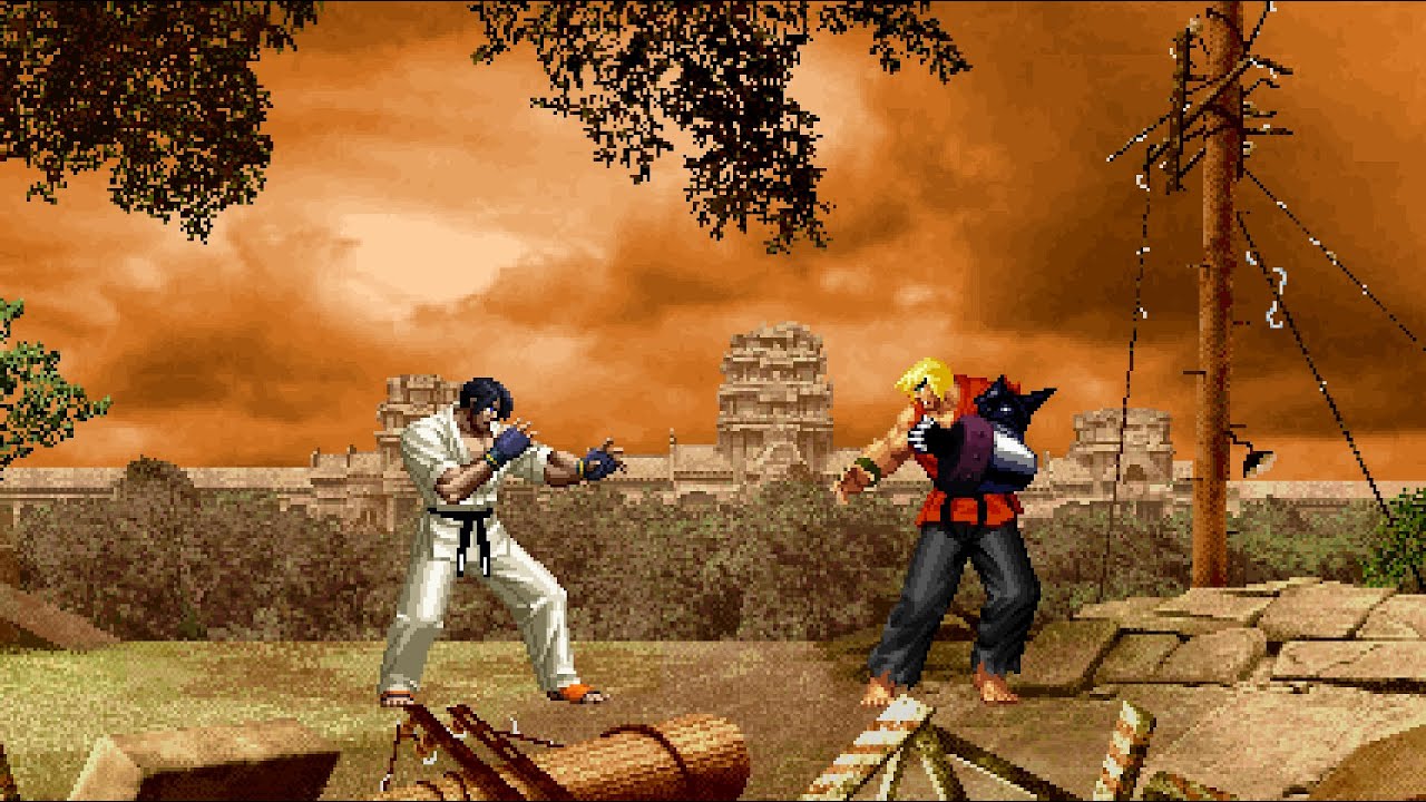 [KOF Mugen] Ryosuke(CPU) vs Cyber Ken(CPU)