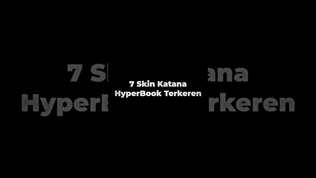 7 Skin katana HyperBook terkeren#freefire #freefireshorts