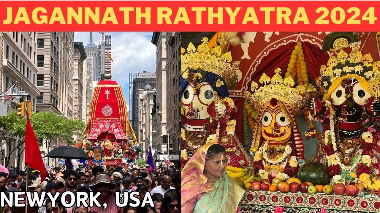 Jagannath Rath Yatra 2024 in USA | जगन्नाथ रथ यात्रा | Newyork