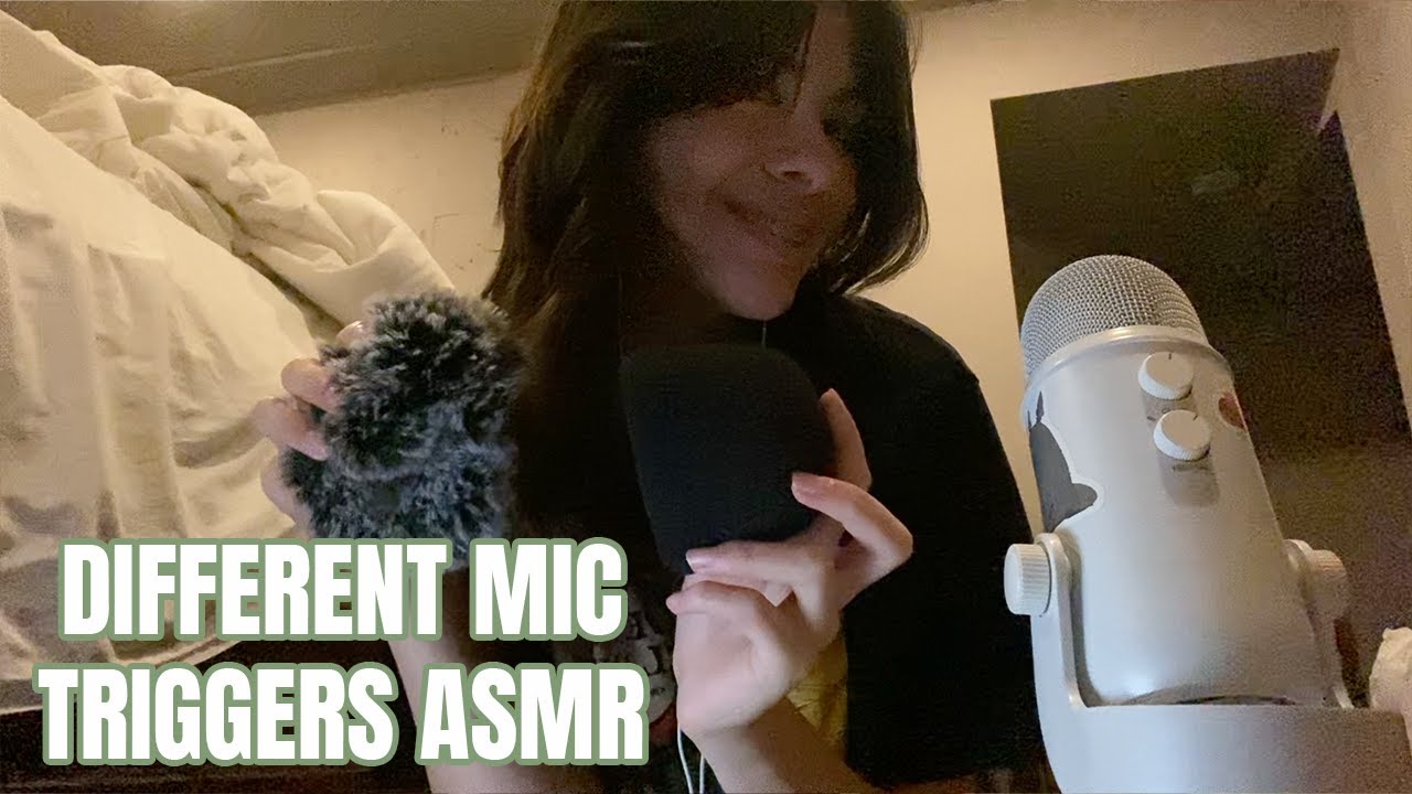 asmr || ☆ mic scratching gripping, brushing, mouth sounds, hand sounds ☆