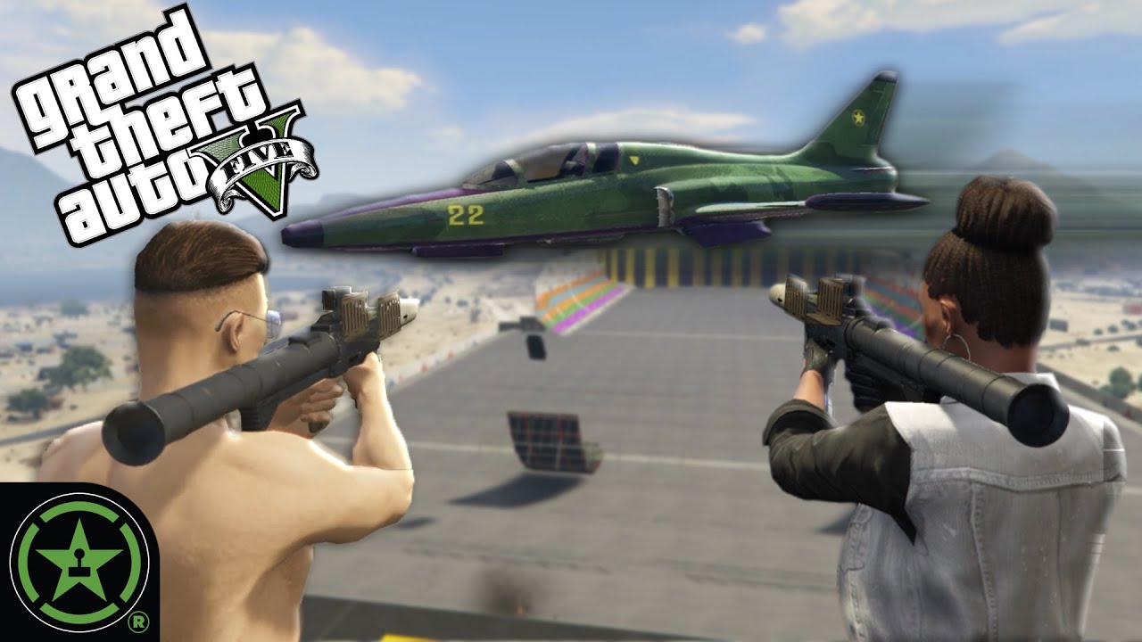 Snipers VS Stunters but with Planes and RPGs - GTA V