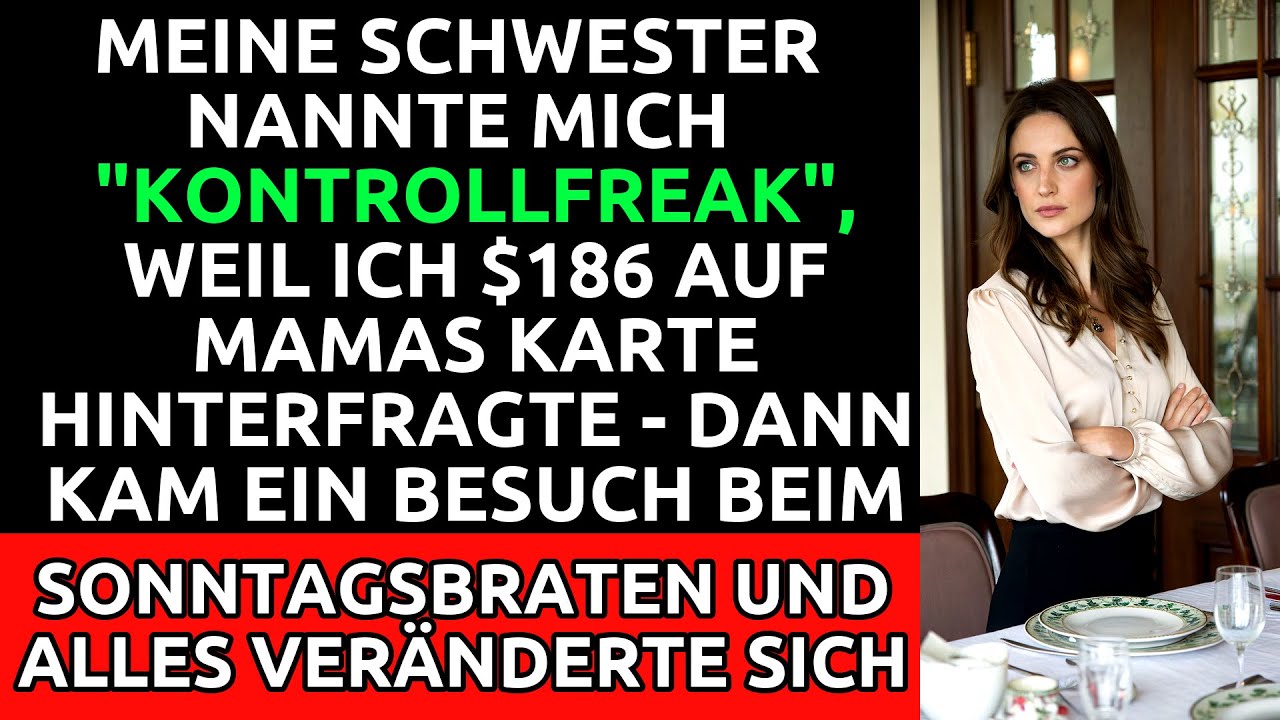 Konto, Kontrolle & ein Knall beim Sonntagsessen
