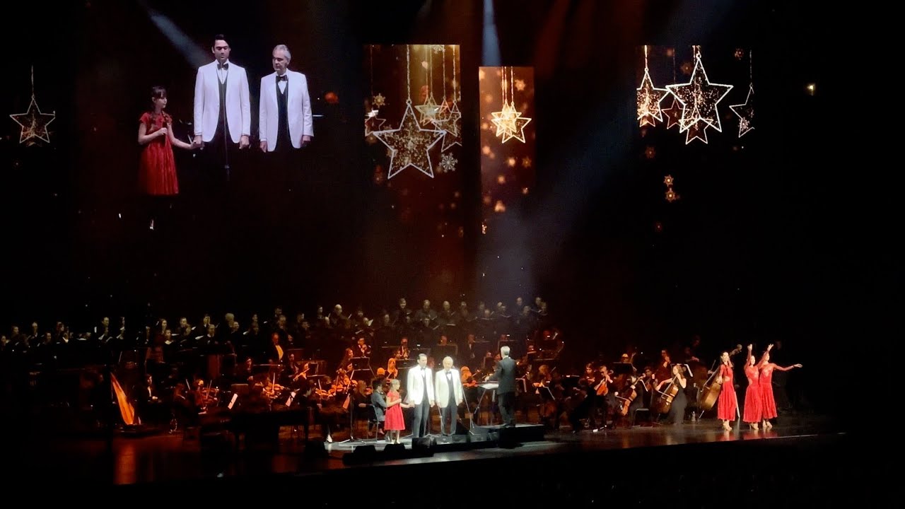 Joy To The World, Matteo Bocelli, Andrea Bocelli, TD Garden, Boston