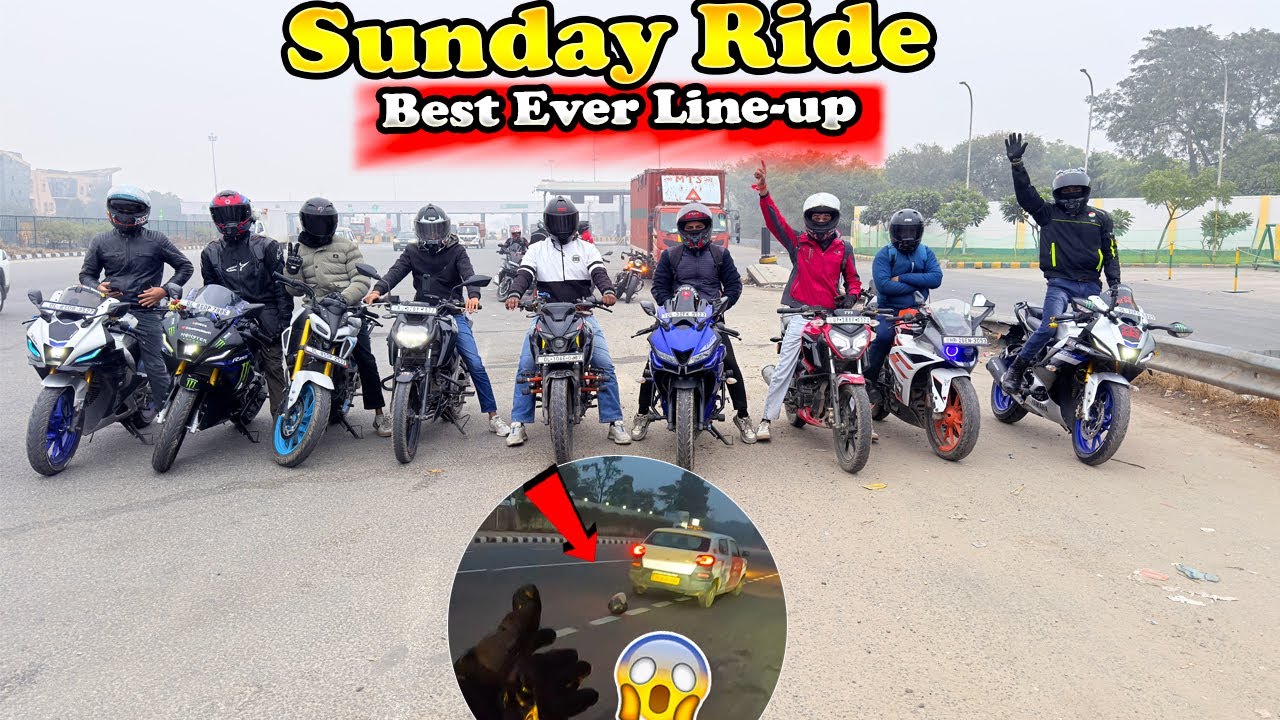 Best Sunday Ride Ever🔥Group Ride |  Road Pe Unexpected Scene! 😱