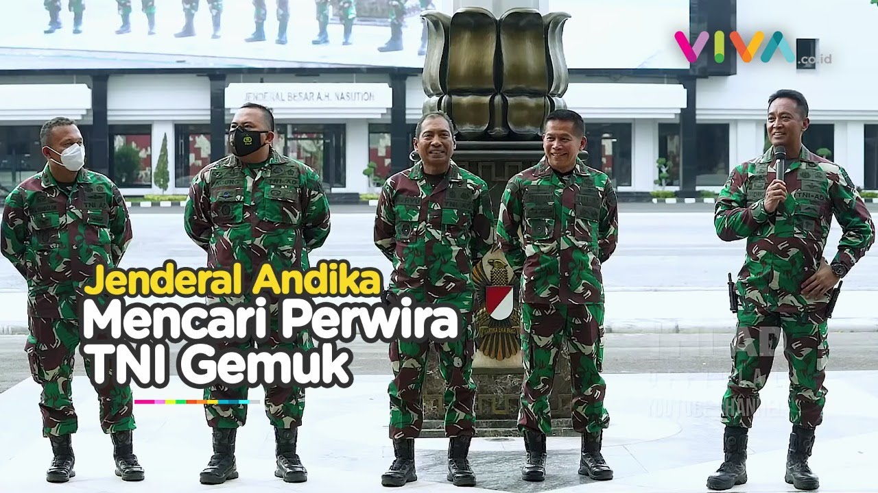 Momen Kocak! KASAD Jenderal Andika Cari Prajurit Gemuk