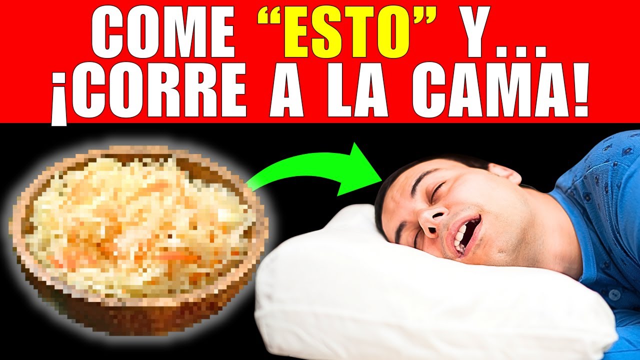 ALIMENTO #1 para DORMIR como NUNCA ¡No Más INSOMNIO!