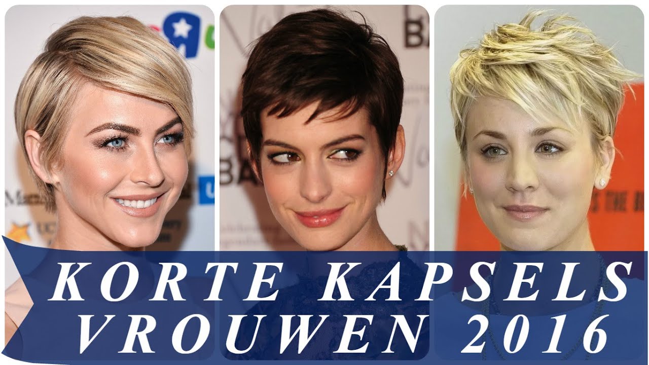 Korte kapsels vrouwen 2016
