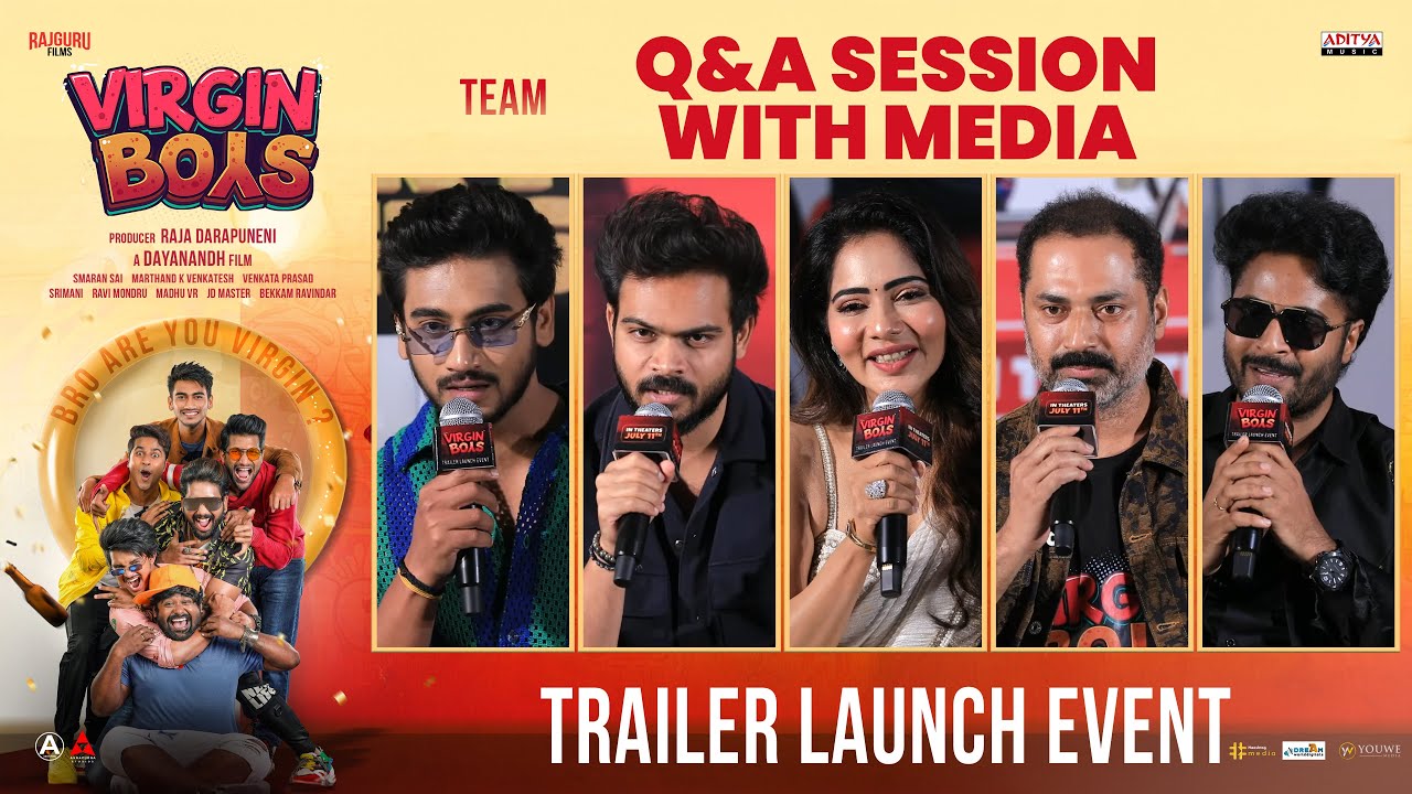 Virgin Boys Movie Team Q&A Session With Media at Trailer Launch Event | YouWe Media