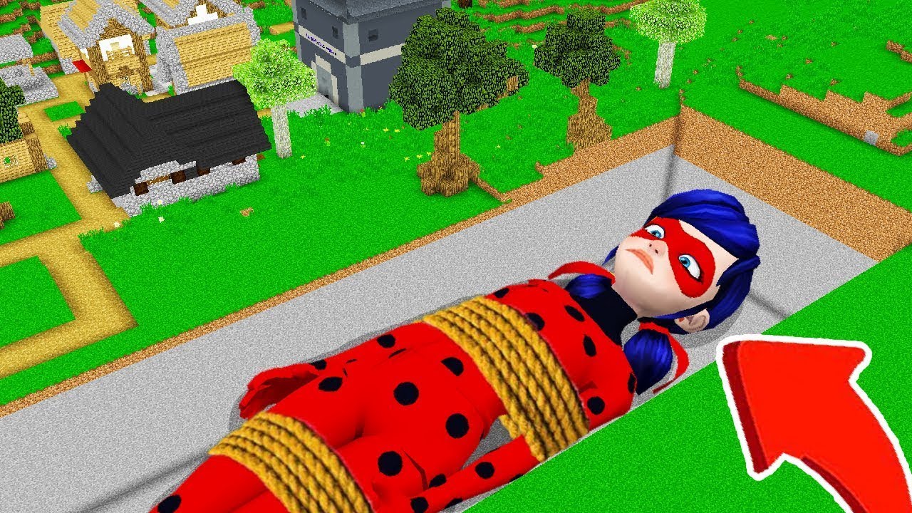 JE TROUVE LA STATUE DE LADYBUG SUR MINECRAFT !