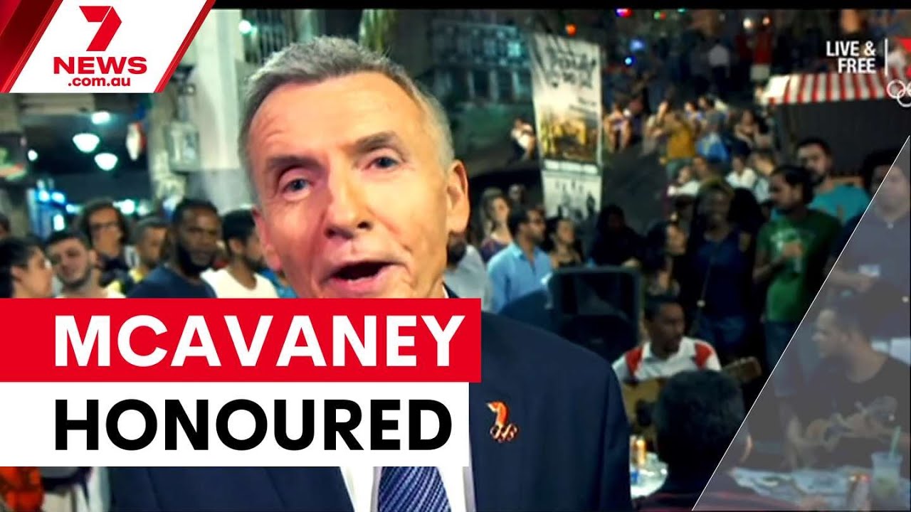 Bruce McAvaney receives World Athletics President's Award | 7NEWS