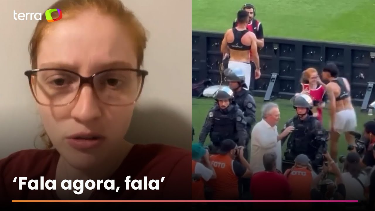 Jornalista se pronuncia ap&oacute;s abordagem ofensiva de Bernabei, do Inter: &lsquo;Me senti importunada&rsquo;