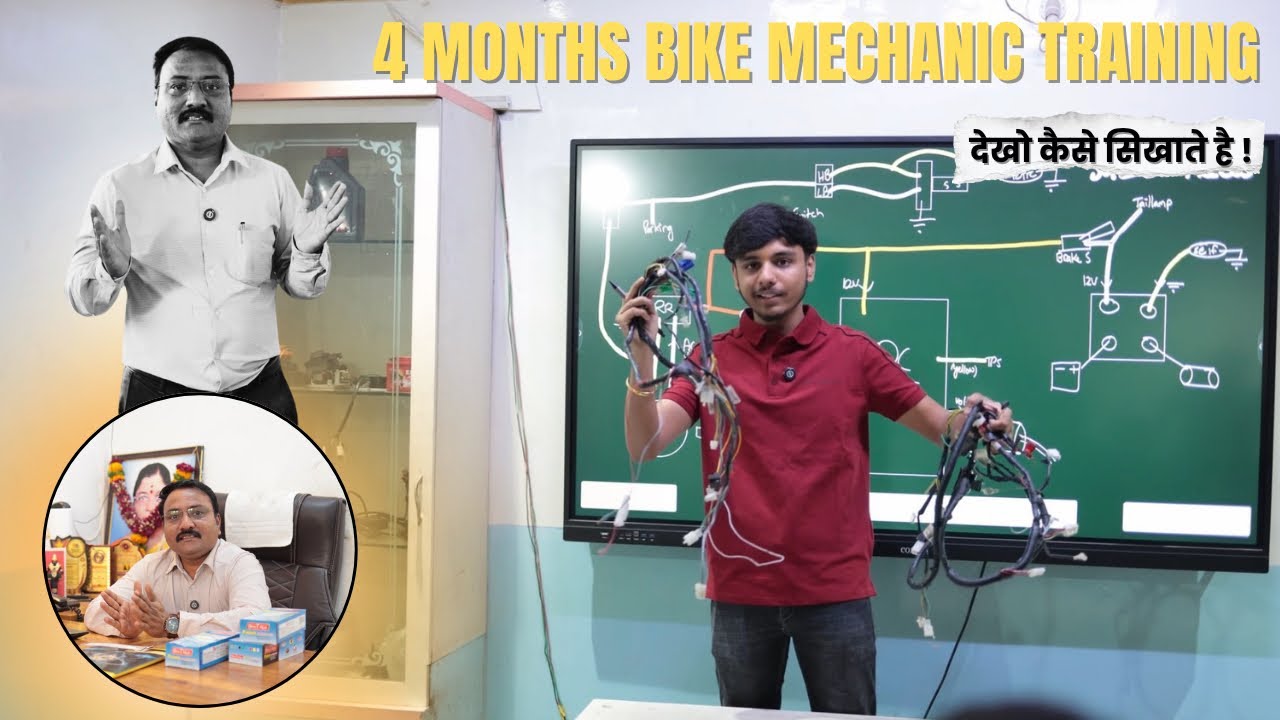 देखो Wiring किस तरह सिखाई जाती है || 4 Months BS6 Bike Training ⚙️ || BS6 TRAINING🔥
