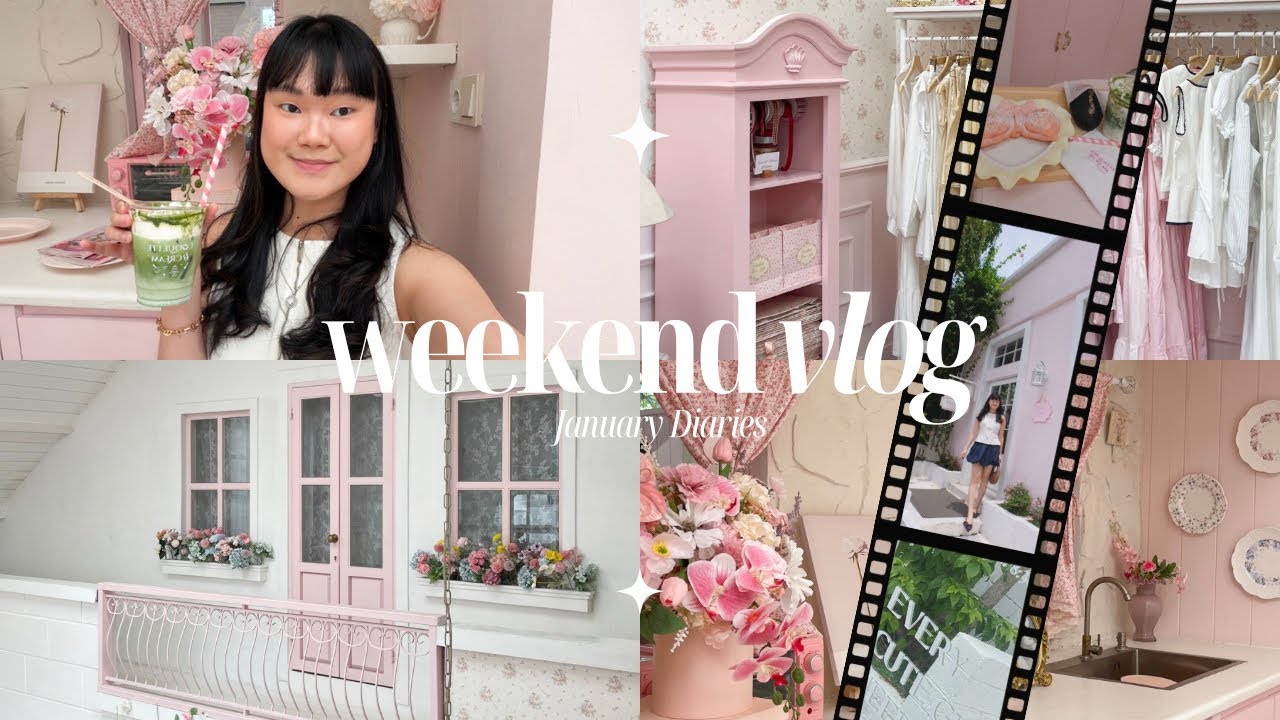 JANUARY VLOG | cafe hopping, what i do & eat, sis got her new phone too *ੈ✩‧₊˚