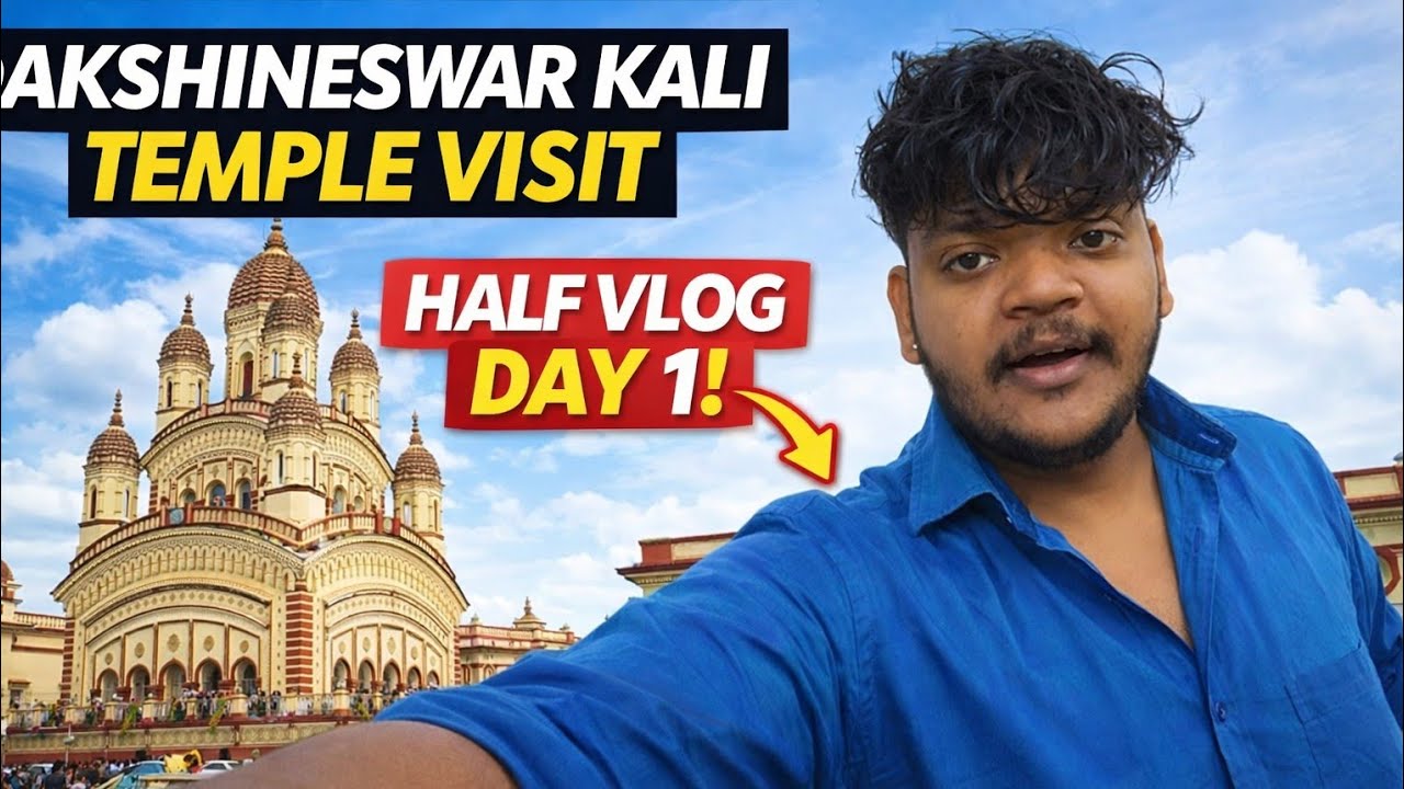 A great day in Dakhineswar kali maa temple 🛕 
