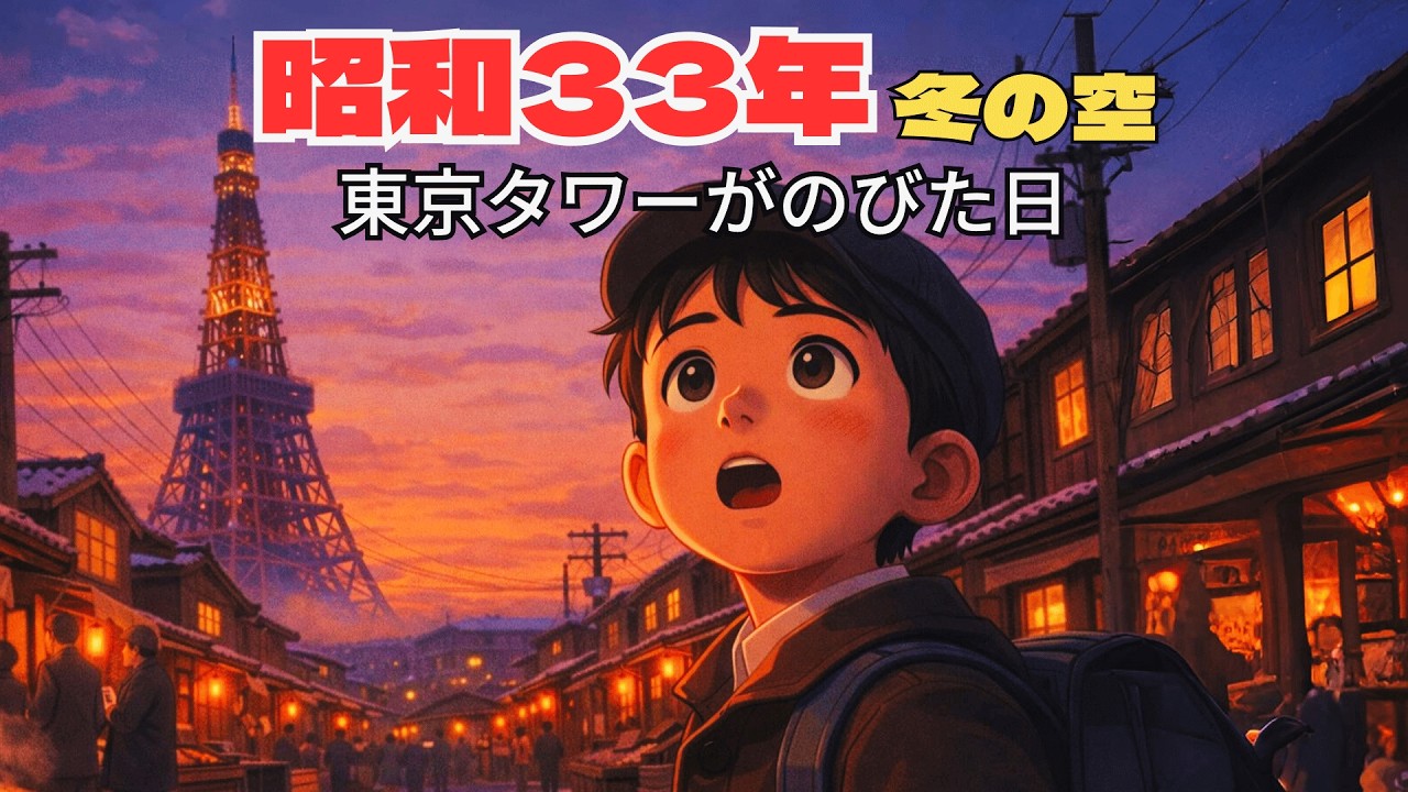 昭和33年の冬 なぜ東京タワーは町の誇りになったのか