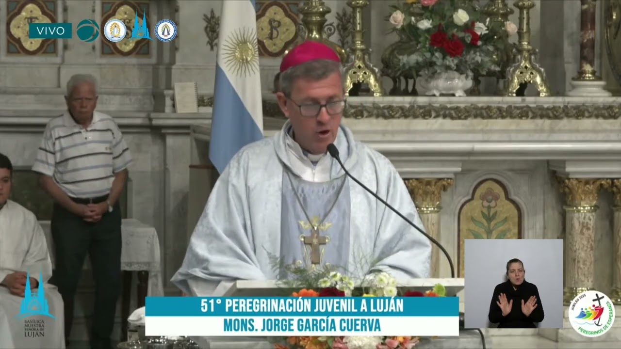 Homilía de Mons. Jorge García Cuerva en la 51º Peregrinación Juvenil a Luján 2025