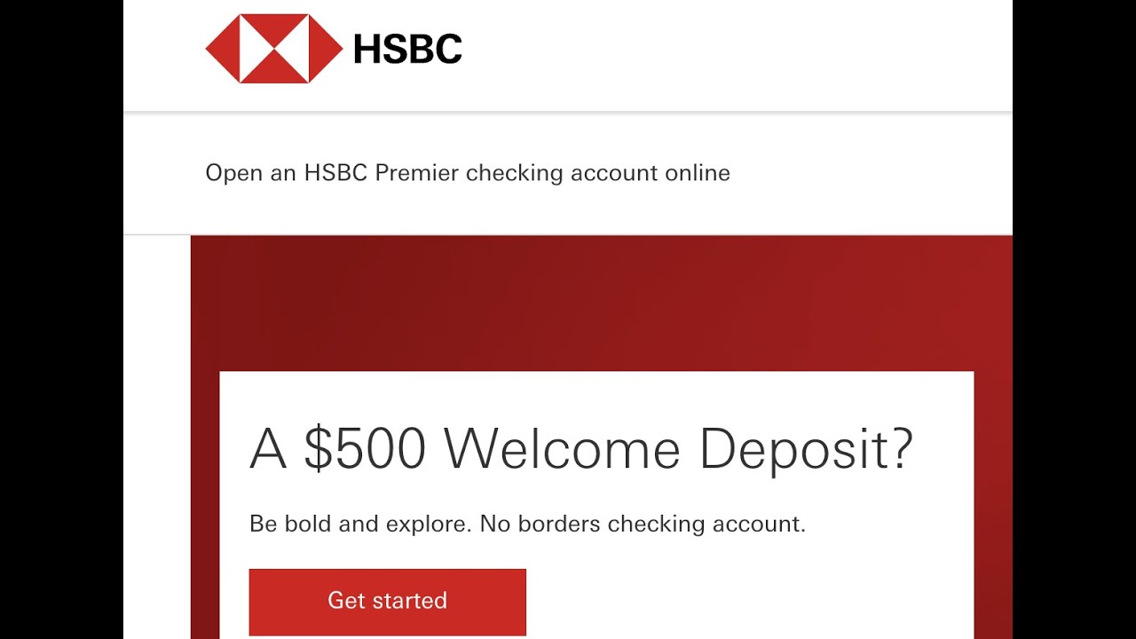 $500 Bonus from HSBC for Opening a Checking Account? Link is Below! This offer ends June 30, 2022.