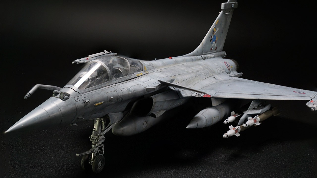 Academy 1:48 Rafale M Full Build | Painting & Oil Weathering/scalemodel