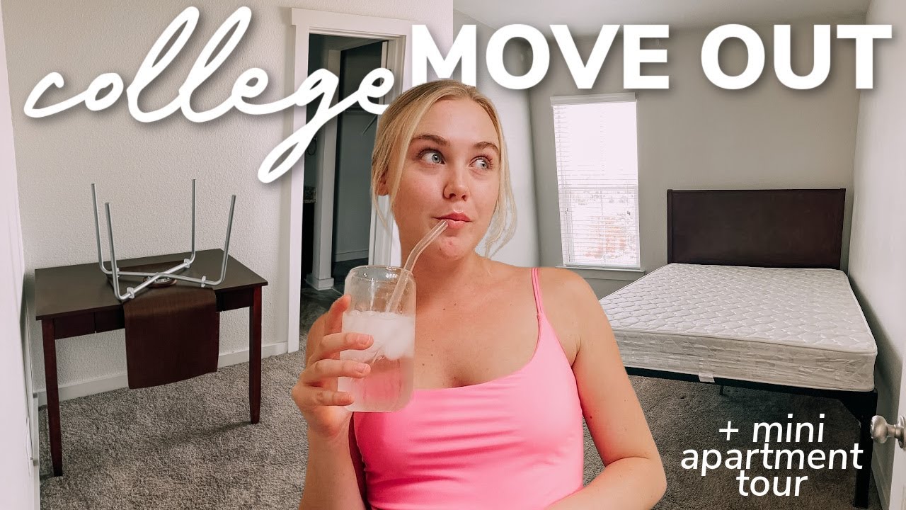 moving out of my college apartment + mini apartment tour