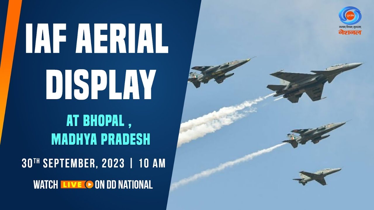 LIVE -  IAF Aerial Display at Bhopal, Madhya Pradesh