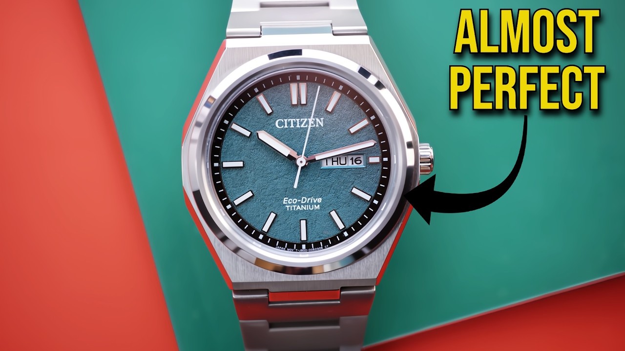 Is This the BEST Everyday Titanium Watch Under $500? 100m Citizen Zenshin Integrated Bracelet Winner