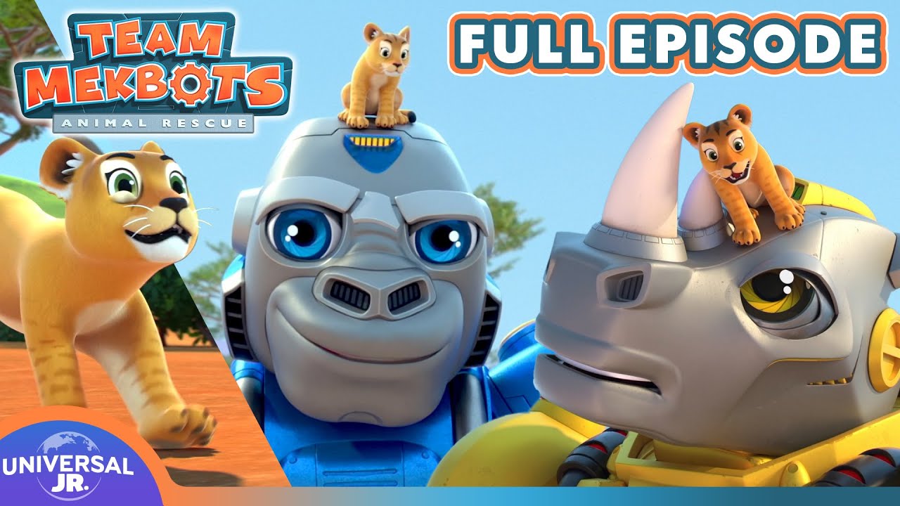 Lucky the Lion & Other Adventures! 🦁 | TEAM MEKBOTS ANIMAL RESCUE