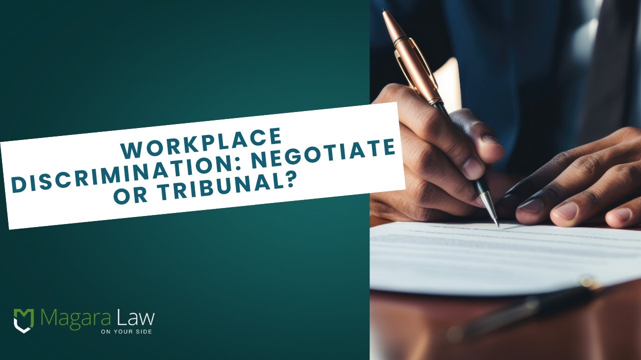 Discrimination at work - Negotiate or go to an employment tribunal?
