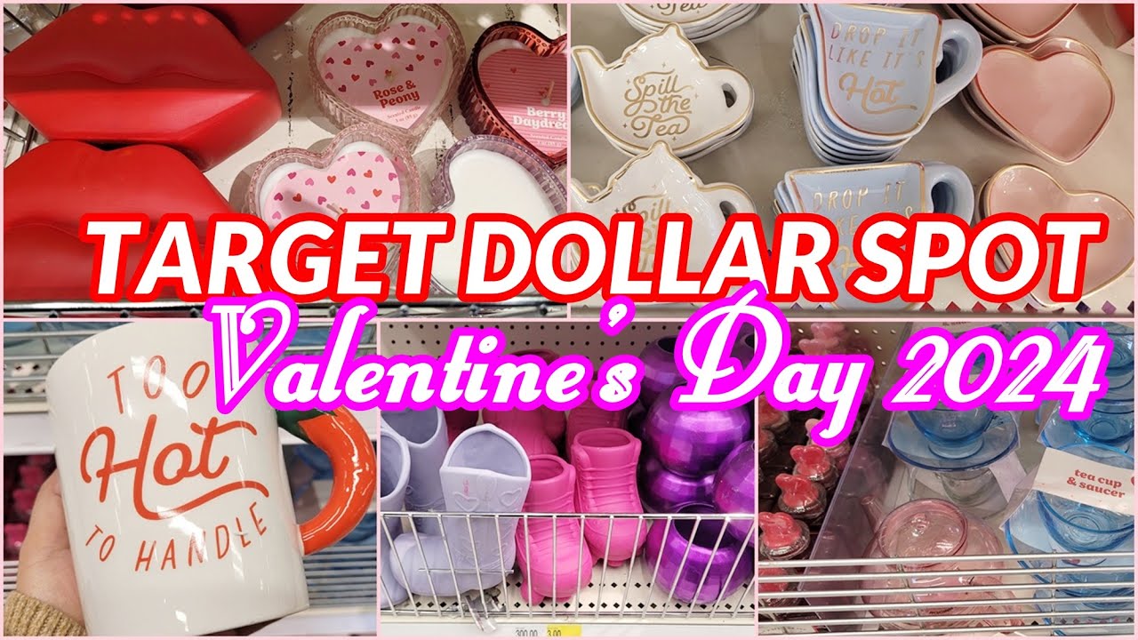 TARGET DOLLAR SPOT VALENTINE'S DAY 2024 NEW ARRIVALS SHOP WITH ME