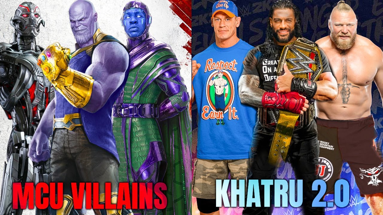 MCU Villains Vs Roman Reigns Brock Lesnar & John Cena WWE 2K23