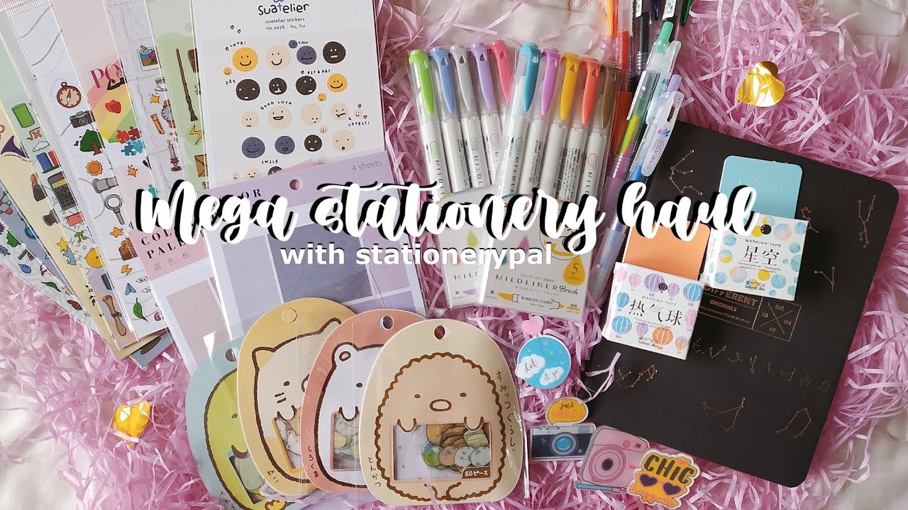 mega stationery haul - with Stationery Pal