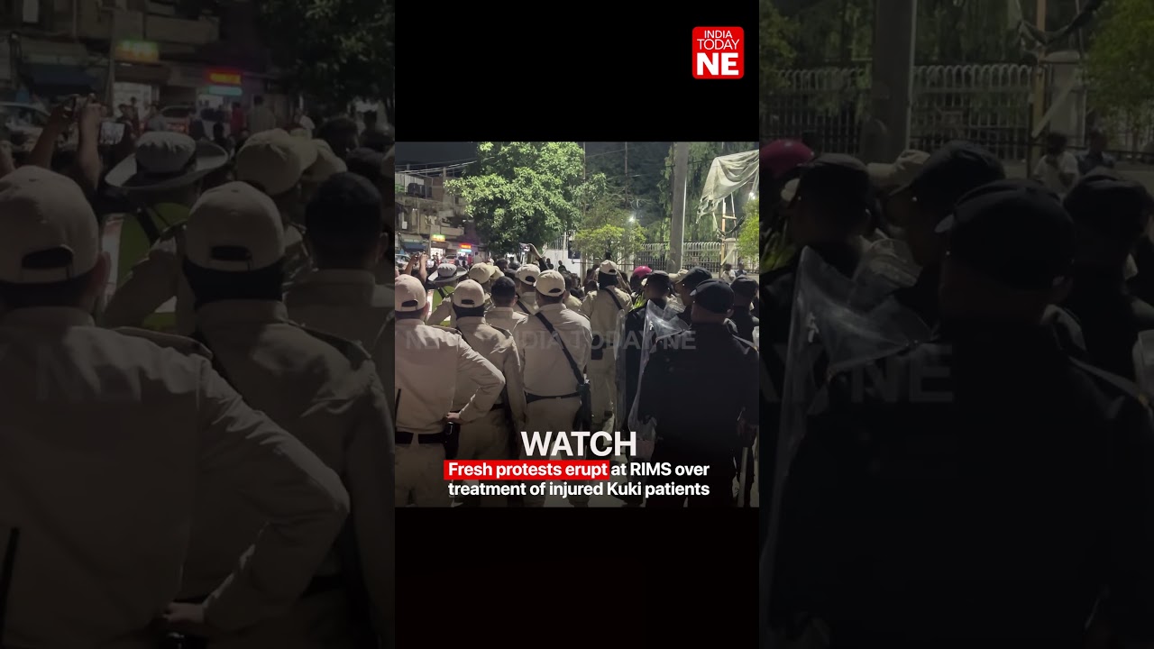 Manipur: Tear gas fired near RIMS amid renewed demonstrations over Kuki patients