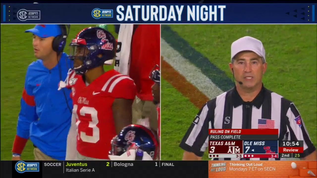 Texas A&M vs Ole Miss 2019 - no huddle