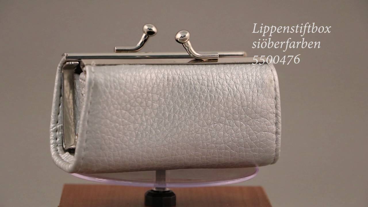 5500476 Lippenstiftbox silberfarben