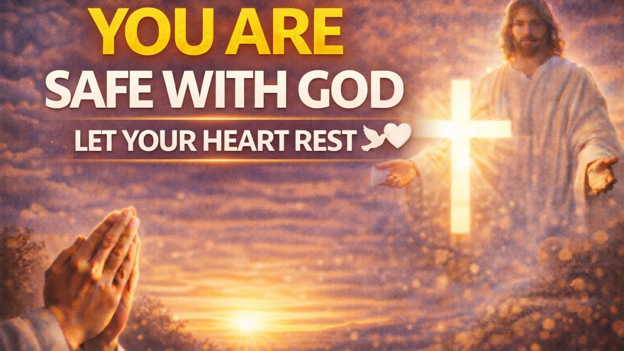 You Are Safe With God — Let Your Heart Rest 🕊️🤍 