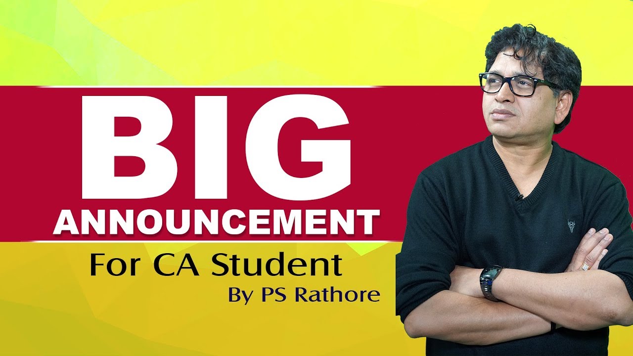 Strategic Management |Big Announcement for CA Students May2019 ||Sm Guru PS RATHORE