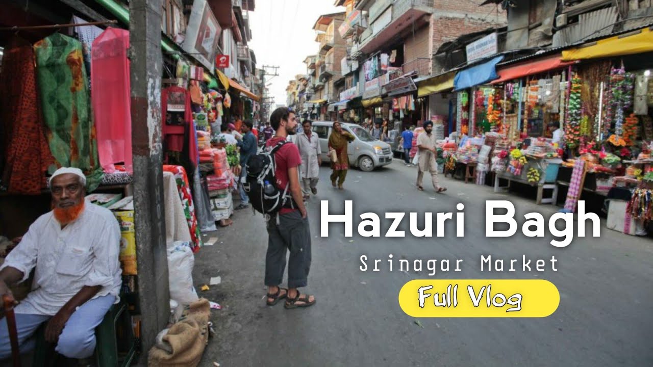 Hazuri Bagh Srinagar - Full Vlog | Wholesale Markets - Street Food