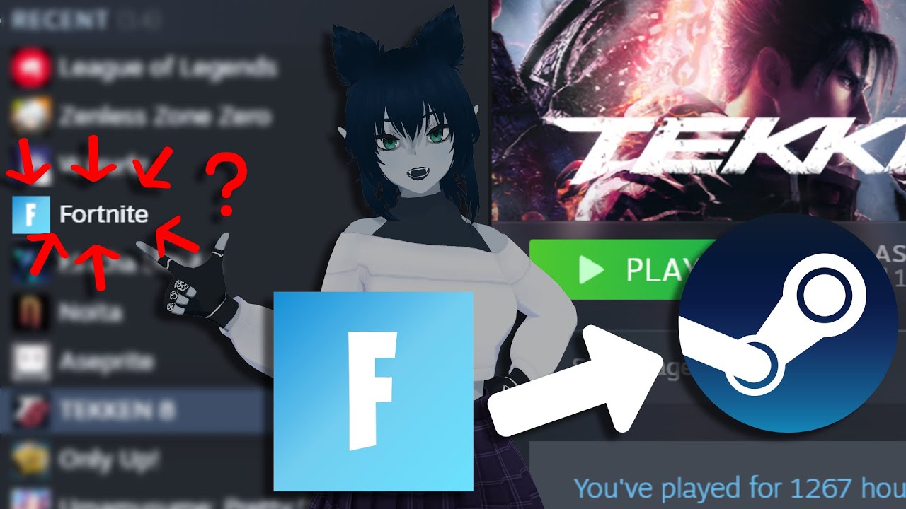 How to Add Fortnite to Steam [TUTORIAL]