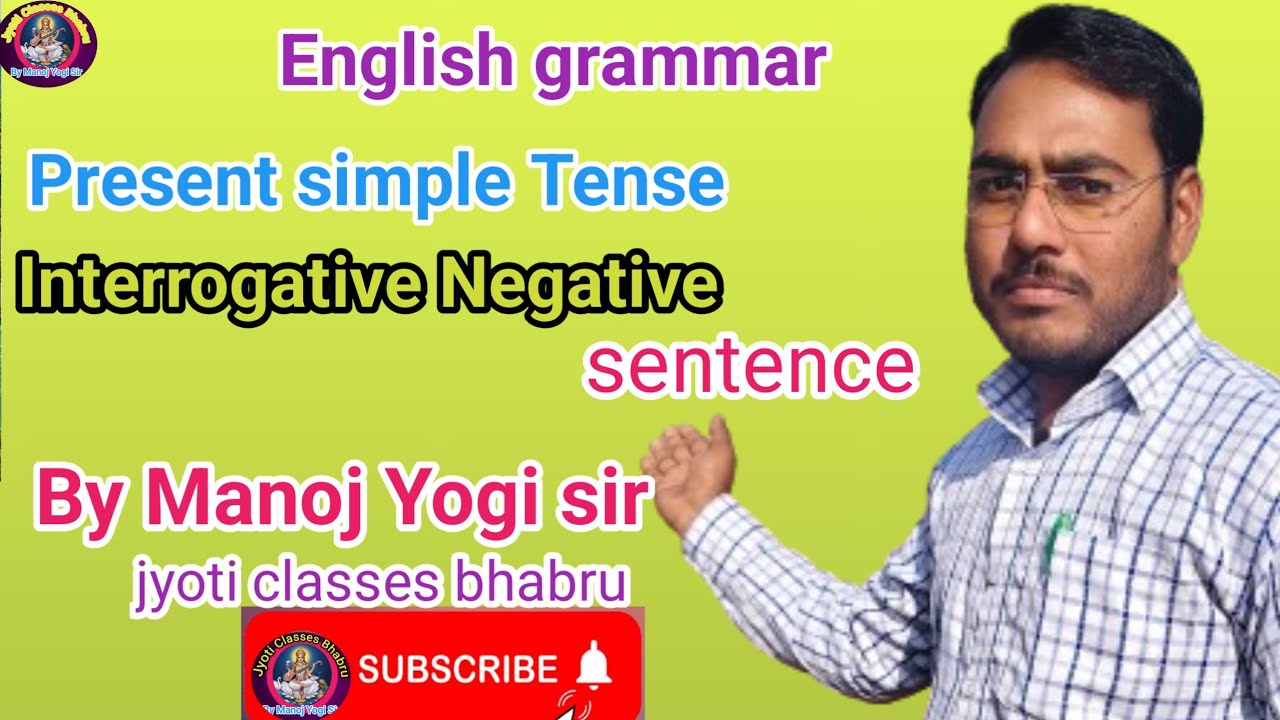 #presentsimpletense ,(Interrogative negative sentence)By Manoj Yogi sir #dslenglishclasses 