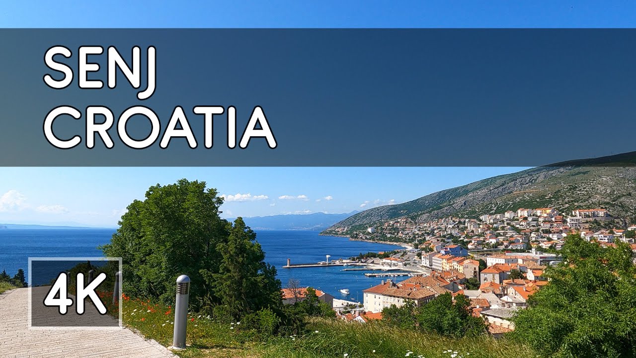 Walking Tour: Senj, Croatia - 4K UHD Virtual Travel
