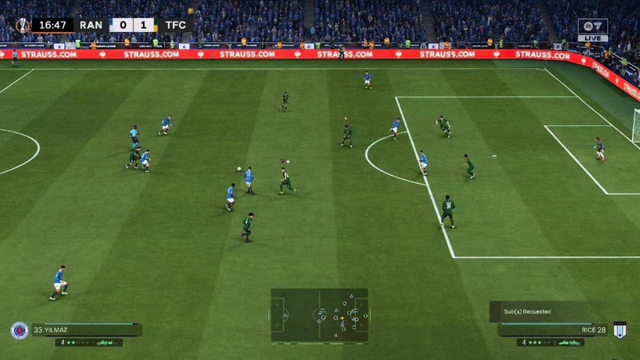 Europa league match vs rangers mateoeditz scores goal in 90th minute to Win