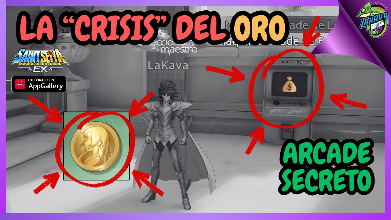 Como FARMEAR ORO en Saint Seiya EX ? Evita la Crisis con el ARCADE SECRETO !