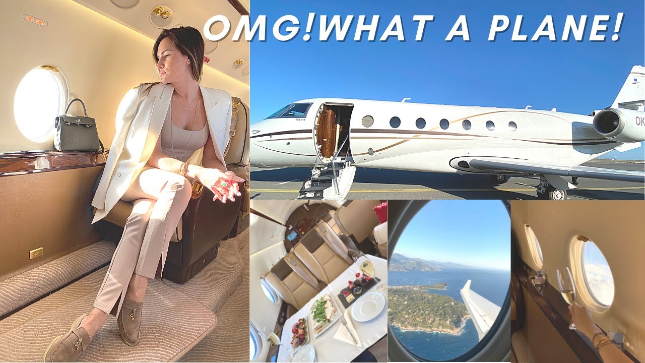 НЕВЕРОЯТНЫЙ ОПЫТ ПОЛЕТА НА ЧАСТНОМ САМОЛЕТЕ | Gulfstream G200 | Из Женевы в Монако | Кристина Ангел