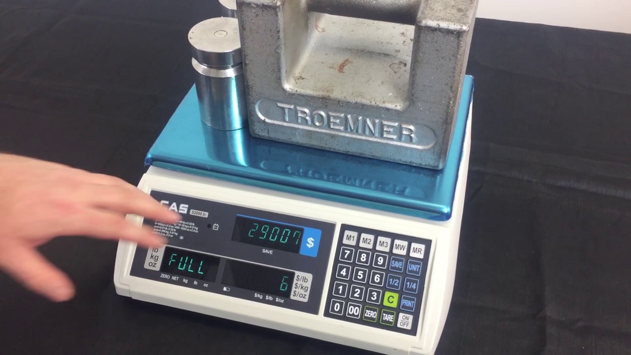 S2000Jr Price Computing Scale - How to Calibrate