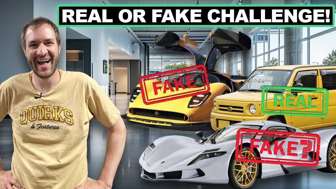 Real or Fake Car Challenge! Doug DeMuro vs Friends!